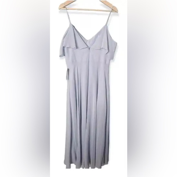 Whisper Blue Jenny Yoo Anthro dress, worn once, unaltered. - Picture 3 of 3